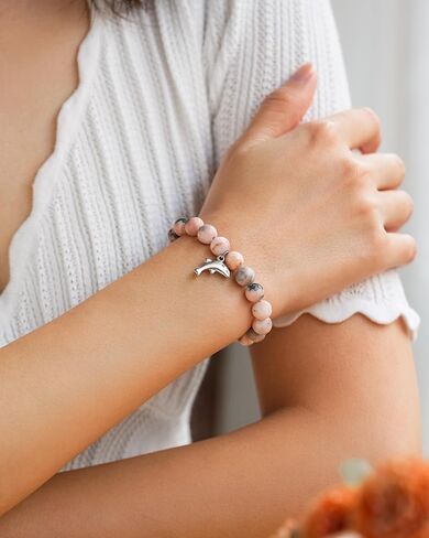 Inspiring Dolphins Bracelet Gifts for Women Valentines Day Birthday Gifts for Her in Saudi Arabia