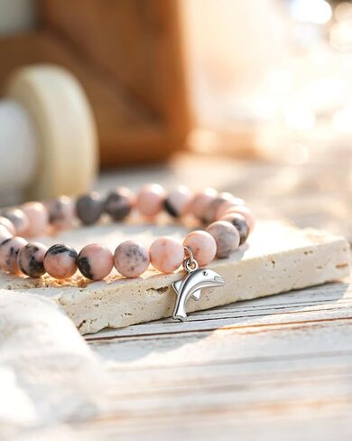 Inspiring Dolphins Bracelet Gifts for Women Valentines Day Birthday Gifts for Her in Saudi Arabia