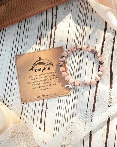 Inspiring Dolphins Bracelet Gifts for Women Valentines Day Birthday Gifts for Her in Saudi Arabia