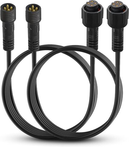 YEEGO DIRECT 4 Pin Auto Rock Lights Extension Wire, 10FT RGB Cable Cord Multi Color for Underglow Rock Light Kits Wheel Lights Headlight Fog Light Extension Wire 2 pcs in Saudi Arabia