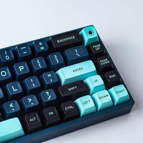 Hyekit Keycaps 171 Keys Top Gun Custom Keycaps Doubleshot ABS Keycap Set SA Profile 6.25u 7u لـ Cherry Gateron MX Switches لوحة المفاتيح الميكانيكية تخطيطات الولايات المتحدة والمملكة المتحدة in Saudi Arabia