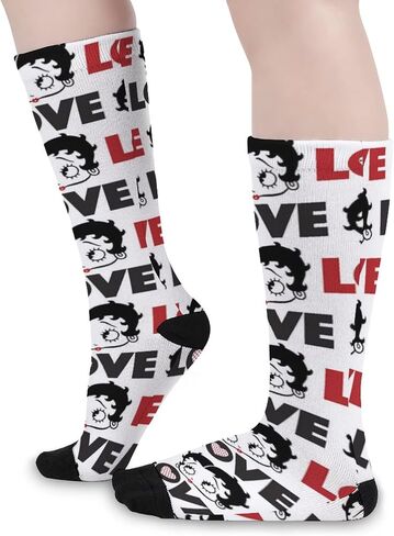 Unisex Games Novelty 3D Printed Socks, High Knee Non-Slip Athletic Funny Socks, Crew Socks, Gifts for Child Adult, 1 Pack, in Saudi Arabia