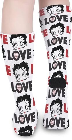 Unisex Games Novelty 3D Printed Socks, High Knee Non-Slip Athletic Funny Socks, Crew Socks, Gifts for Child Adult, 1 Pack, in Saudi Arabia