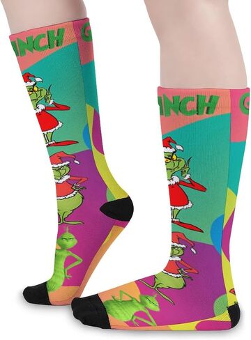 Unisex Games Novelty 3D Printed Socks, High Knee Non-Slip Athletic Funny Socks, Crew Socks, Gifts for Child Adult, 1 Pack, in Saudi Arabia