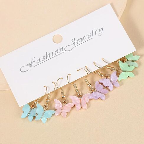 36 Pairs Cute Weird Fun Earrings for Teen Girls Unique Funky Cool Dangle Earrings Set for Wome in Kuwait