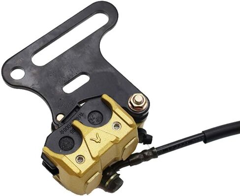 PRO BAT 15mm Rear Brake Caliper Master Cylinder+190mm Brake Disk Rotor+Brake Pad for 70cc 90cc 110cc 125cc 140cc 200cc Racing PIT PRO Dirt BikeS, Golden in Kuwait