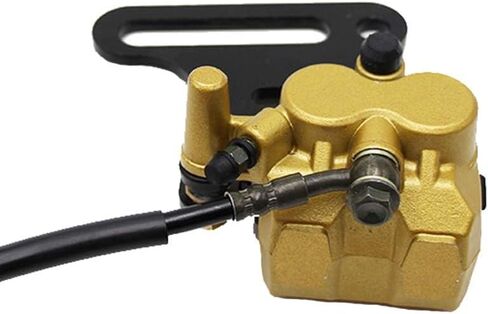 PRO BAT 15mm Rear Brake Caliper Master Cylinder+190mm Brake Disk Rotor+Brake Pad for 70cc 90cc 110cc 125cc 140cc 200cc Racing PIT PRO Dirt BikeS, Golden in Kuwait
