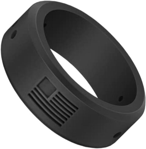 Tuff Rings Solid Silicone Ring Breathable Rubber Wedding Rings for Men, Lifetime Coverage, Unique Design, Comfort Fit Ring in Saudi Arabia