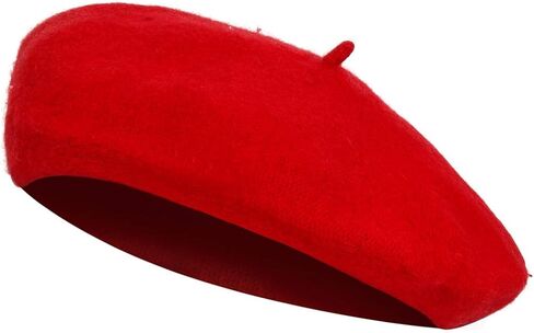 Women Girls French Themed Party Beret Hat Chiffon Scarf Gloves Retro Oval Sunglasses Fancy Dress Costume Set in Saudi Arabia