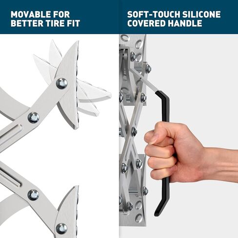 X Shaped Wheel Chocks Stabilizer 2 Sets RV Tire Stabilizers Locking Chock with Wrench for Camping Travel Trailers Trucks Open 2'' to 10'' in Kuwait