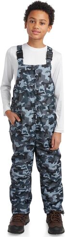 Kids' Ski Set – 2 Piece Unisex Boys' and Girls' Insulated Waterproof Snow Bib with Hooded Jacket (4-18) in Saudi Arabia