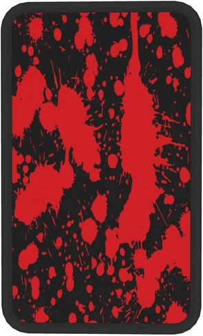 Horror Blood Splatter Car Armrest Storage Box Mat, Car Center Console Cover Accessories Interior for Most Cars in Saudi Arabia