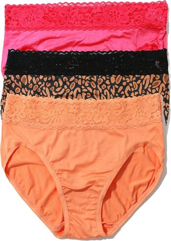 سراويل داخلية نسائية من Hanky ​​Panky Dream French 3 عبوات: ملابس داخلية مريحة وغير ملحومة وأنيقة للنساء بمختلف القطع والألوان in Kuwait