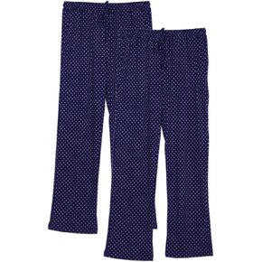 2 Pack Women’s Pajamas Bottoms Soft Comfy Long Pants Lounge & Nightwear Print PJS with Pockets （S-XXL）