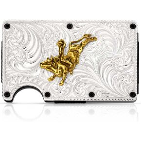 Montana Silversmiths German Silver Credit Card & Cash Case