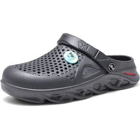SECHRITE Clogs for Men Slip on Rubber Clogs Summer Water Shoes Gardening Shoes