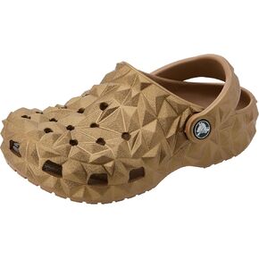 Crocs Unisex Classic Geometric Clog, Bronze, 9 US Men