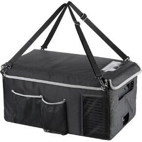 F40C4TMP Insulated Protective Cover for 20 Quart Portable Refrigerator 12 Volt Freezer Cover Transit Bag for 18L Portable Fridge