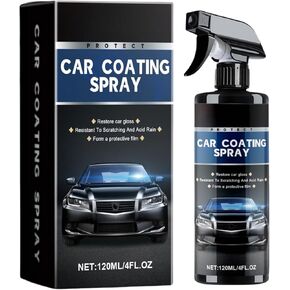 Ceramic coating for cars,120ml Premium Spray Wax for a High Gloss Finish,Cars, trucks, and motorcycles,Anti fog cleaning coating agent, waterproof and bright glass coating spray for windows.