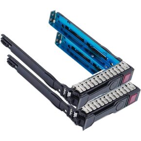 Hard Drive Caddy 2.5" SAS SATA Drive Caddy 651687-001 651699-001 SSD Bracket Compatible for HP Gen8 Gen9 G8 G9 ML350p DL360e DL320e DL380e SL270 sL230, 10 Pack