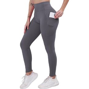 Leggings with Pockets for Women Buttery Soft Yoga Pants High Waist Tummy Control Workout Running Leggings in Saudi Arabia