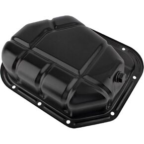 264-360 Engine Transmission Oil Pan with Drain Plug for Hyundai Santa Fe 2001-2005 Tucson 2005-2009 Kia Sportage 2005-2010, 2151037110 2151037111 2151137110