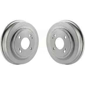 Genius Rear Coated Brake Drums Pair Replacement For Chevrolet GMC Silverado 1500 Sierra Classic KG-101409