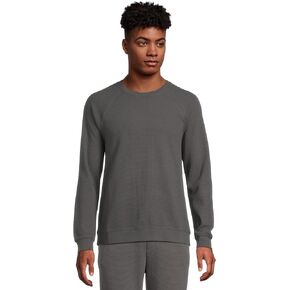Barefoot Dreams Men's Malibu Collection Waffle Knit Raglan Pullover
