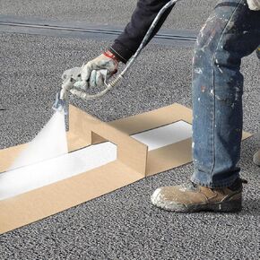 35.5" x 33" Handicap Stencil Kit - Reusable Parking Lot Stencil, Cardboard Pavement Stencils for Painting, Effortlessly Mark Handicap Spaces (Handicap)