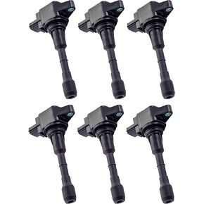 ENA Set of 6 Ignition Coil Pack Compatible with Infiniti Nissan 350Z Altima Maxima Murano Pathfinder Quest EX35 FX35 G25 G35 JX35 M35 M35h Q50 Q70 QX60 2.5L 3.5L V6 2007-2020 Coils for UF550 522082