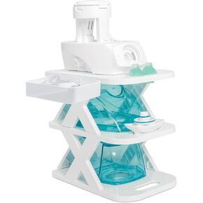Countertop Caddy 3-Tier Storage Compatible with Navage Nasal Irrigation System,Nose Pillows Cleaning Drying Caddy Kit Nasal Care System Dry Rack,Includ Saltwater PodS Station