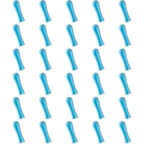 30 PCS Silicone Ear Cleaner Replacement Tips Ear Camera Tips Ear Spoon Replacement Tips for Wet Dry Ear Wax Cleaning Ear Spoons Accessories Set Silicone Soft Cleaning Reuse Cap for Ear Wax Removal
