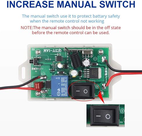 WATERWICH DC24V سيارة لاسلكية للتحكم عن بعد بطارية قطع التبديل قطع / إيقاف تشغيل البطارية التبديل 280Amp زر واحد السلطة قتل التبديل لBigTruck حافلة حفارة محمل البناء مركبة (24V) in Saudi Arabia