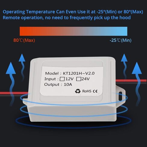 WATERWICH DC24V سيارة لاسلكية للتحكم عن بعد بطارية قطع التبديل قطع / إيقاف تشغيل البطارية التبديل 280Amp زر واحد السلطة قتل التبديل لBigTruck حافلة حفارة محمل البناء مركبة (24V) in Saudi Arabia