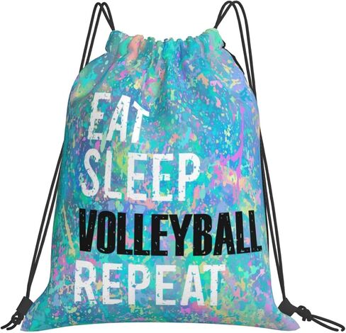 حقيبة ظهر برباط من Eat Sleep Jiu-Jitsu متكررة لصالة الألعاب الرياضية وحقيبة رياضية برباط للنساء والرجال in Kuwait