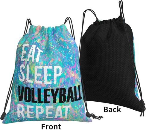 حقيبة ظهر برباط من Eat Sleep Jiu-Jitsu متكررة لصالة الألعاب الرياضية وحقيبة رياضية برباط للنساء والرجال in Kuwait