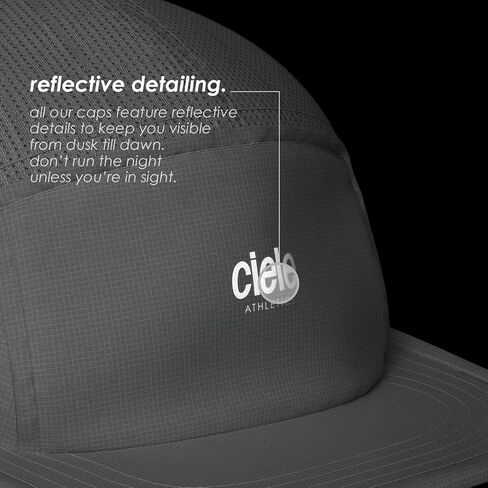 Ciele Athletics ALZCap - Premium, Small Brim, Washable Moisture Wicking Hat with Sun Protection, 5-Panel Knit Running Hat in Kuwait