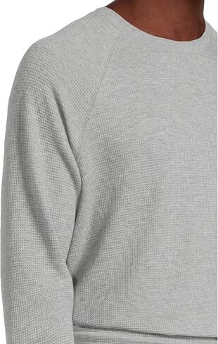 Barefoot Dreams Men's Malibu Collection Waffle Knit Raglan Pullover in Saudi Arabia