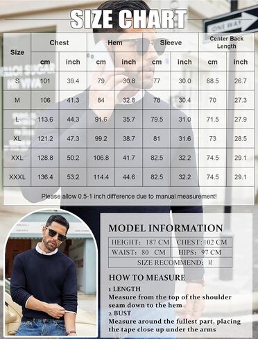 COOFANDY Men's Crewneck Sweater Casual Dress Pullover Sweater Slim Fit Lightweight Long Sleeve Raglan Sweaters in Saudi Arabia