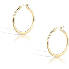 Titanium Earrings Womens Large Hoop Earring 1.18 inches Titanium Jewelry for Women non-allergenic
