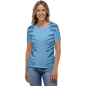 Cosplaya Blue Jungle Tiger Shirt for Women - Adult Teens T Cosplay Halloween Costumes