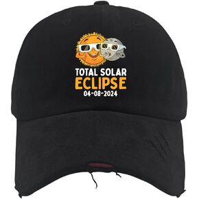 Total Solar Eclipse April 8 2024 caps Funny Golf hat AllBlack Womens Trucker hat Gifts for Him Golf Cap in Saudi Arabia
