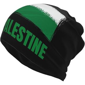 ROSIHODE Palestine Flag Multifunction Slouchy Beanie Hat,Winter Warm Knit Skull Cap for Men Women Palestinian Winter Hats