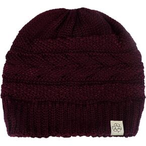 David & Young Sustainable Recycled Fashion Beanie - Unisex Cozy Fashion Hat Made from 100% Recycled Yarn