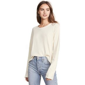 THE GREAT. Women's The Long Sleeve Crop Tee