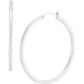 Silpada 'Winning Streak Tube Hoop Earrings'
