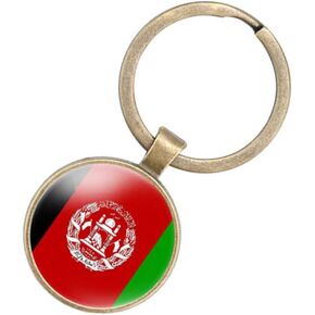EnigmaGlow World Most Countries Flag Keyring Key Chain Zinc Alloy Keychains Daily Keychain Home Car Keys for Men Women