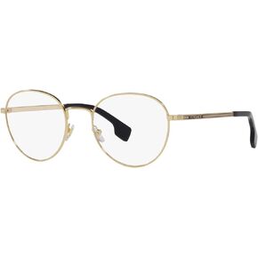 Versace VE 1279 1002 Gold Metal Round Eyeglasses 53mm