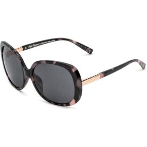 Sofia Vergara x Foster Grant Women's Adela SunReaders Square Reader Sunglasses, Purple Demi, 59 mm + 1.5