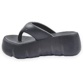 OrderKia Women's High Platform Wedge Flip Flops